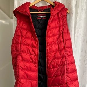 Steve Madden Red Vest Large